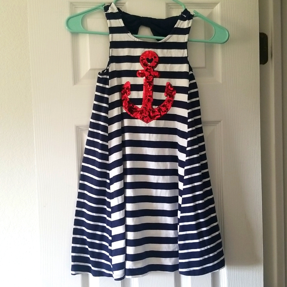 Girl's Size 7 Nautical Dress